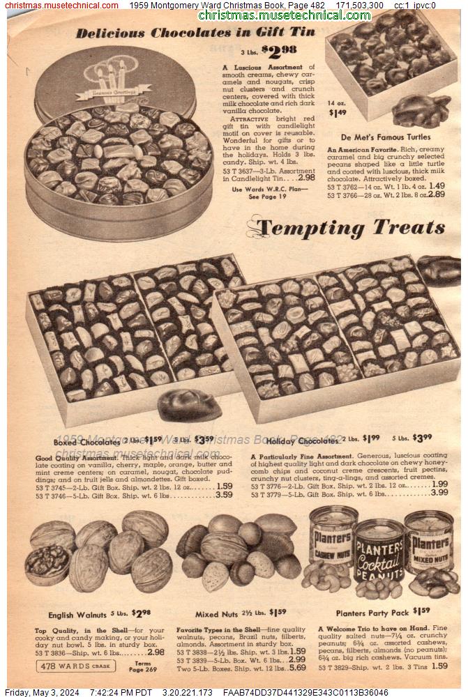 1959 Montgomery Ward Christmas Book, Page 482