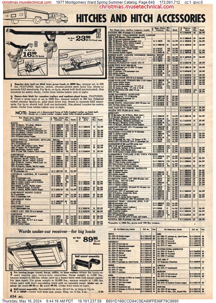 1977 Montgomery Ward Spring Summer Catalog, Page 640
