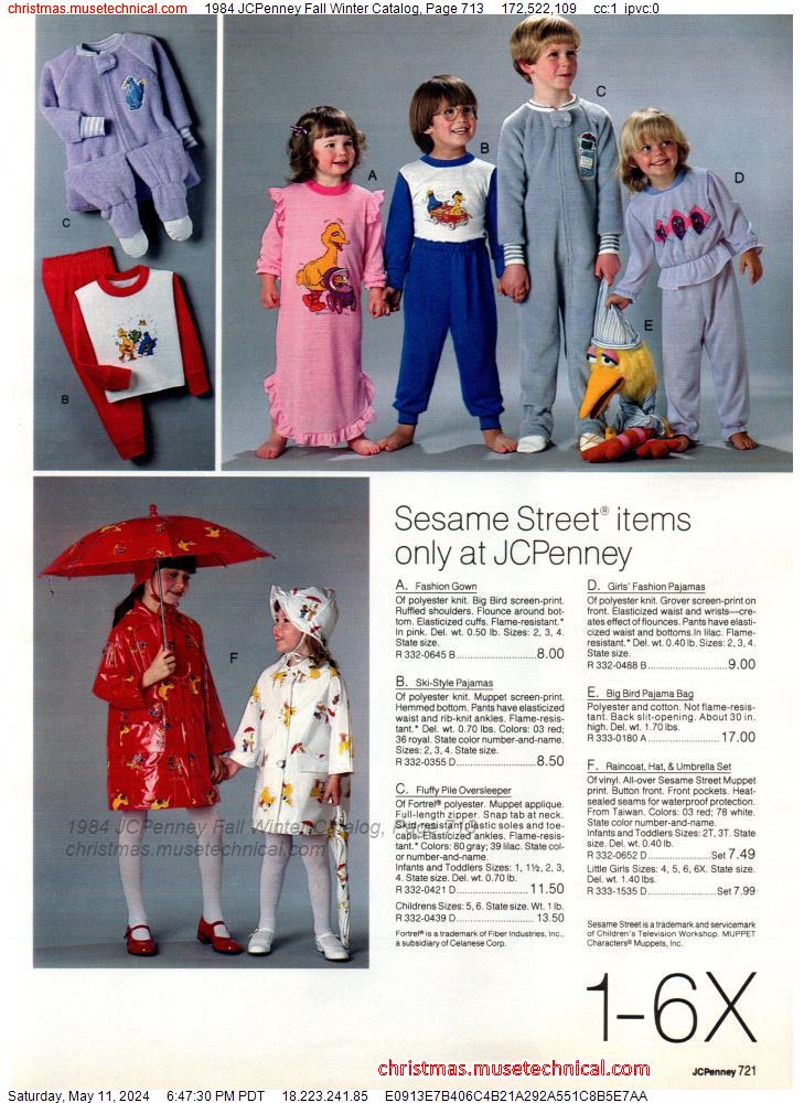 1984 JCPenney Fall Winter Catalog, Page 713
