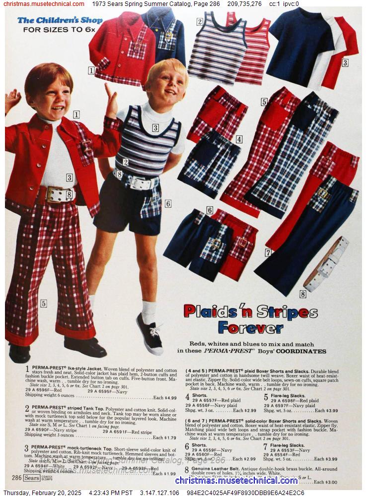 1973 Sears Spring Summer Catalog, Page 286