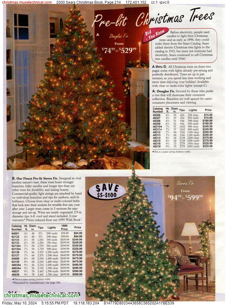 2000 Sears Christmas Book, Page 214