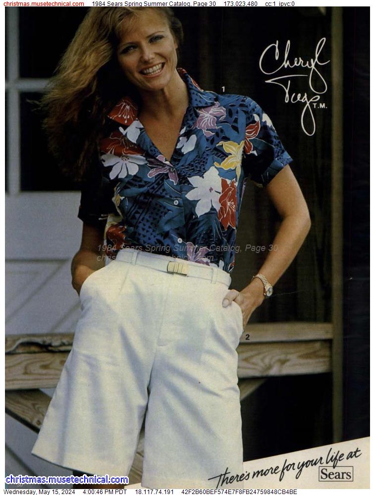 1984 Sears Spring Summer Catalog, Page 30