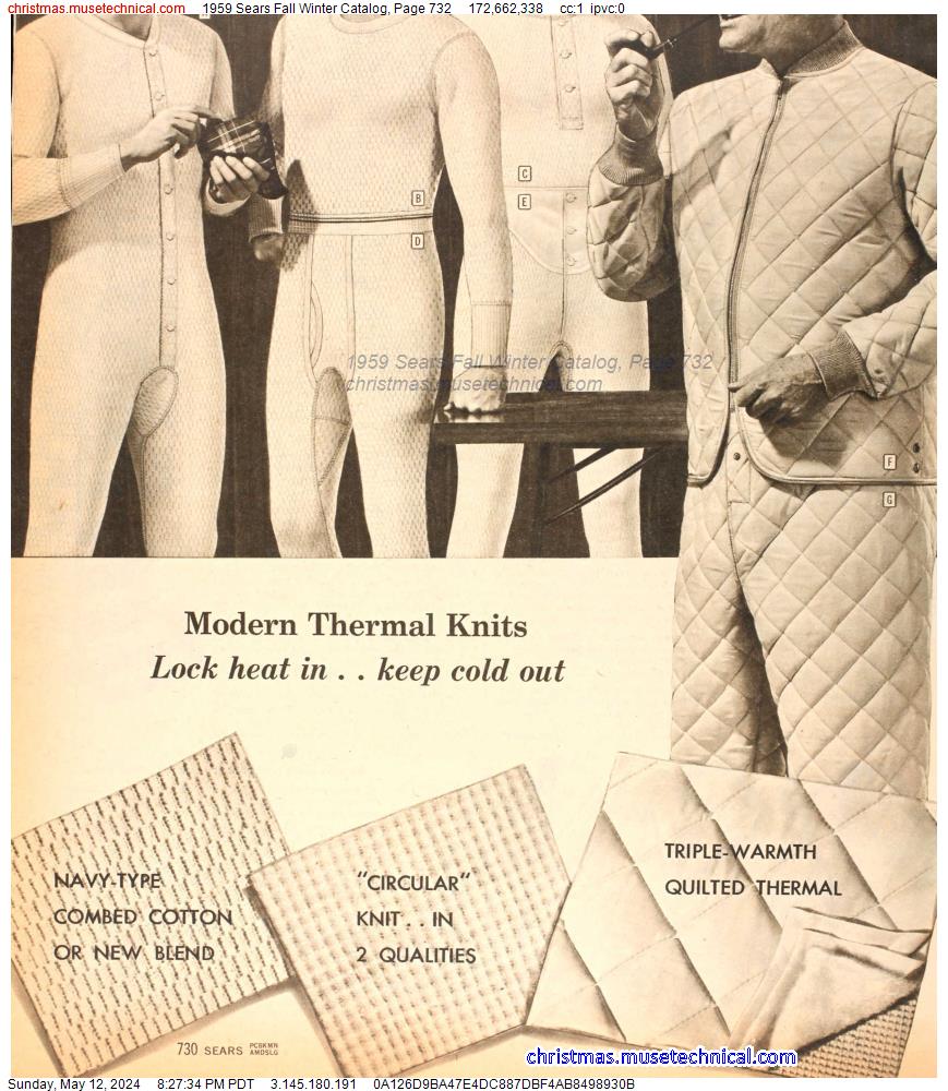 1959 Sears Fall Winter Catalog, Page 732