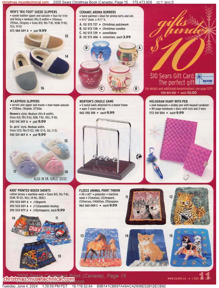 2005 Sears Christmas Book (Canada), Page 15