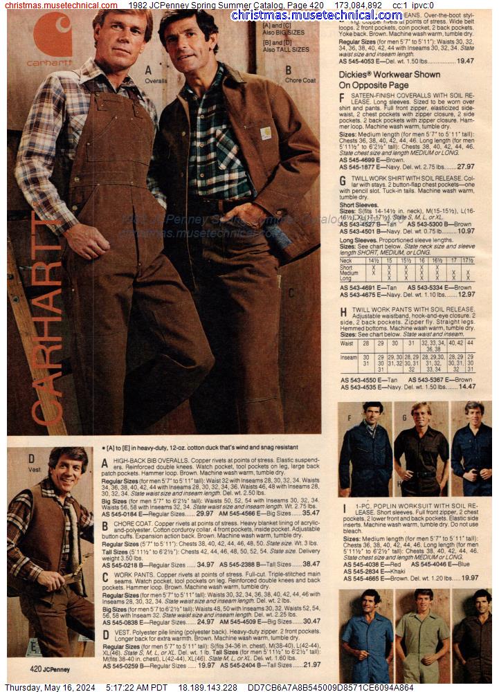 1982 JCPenney Spring Summer Catalog, Page 420