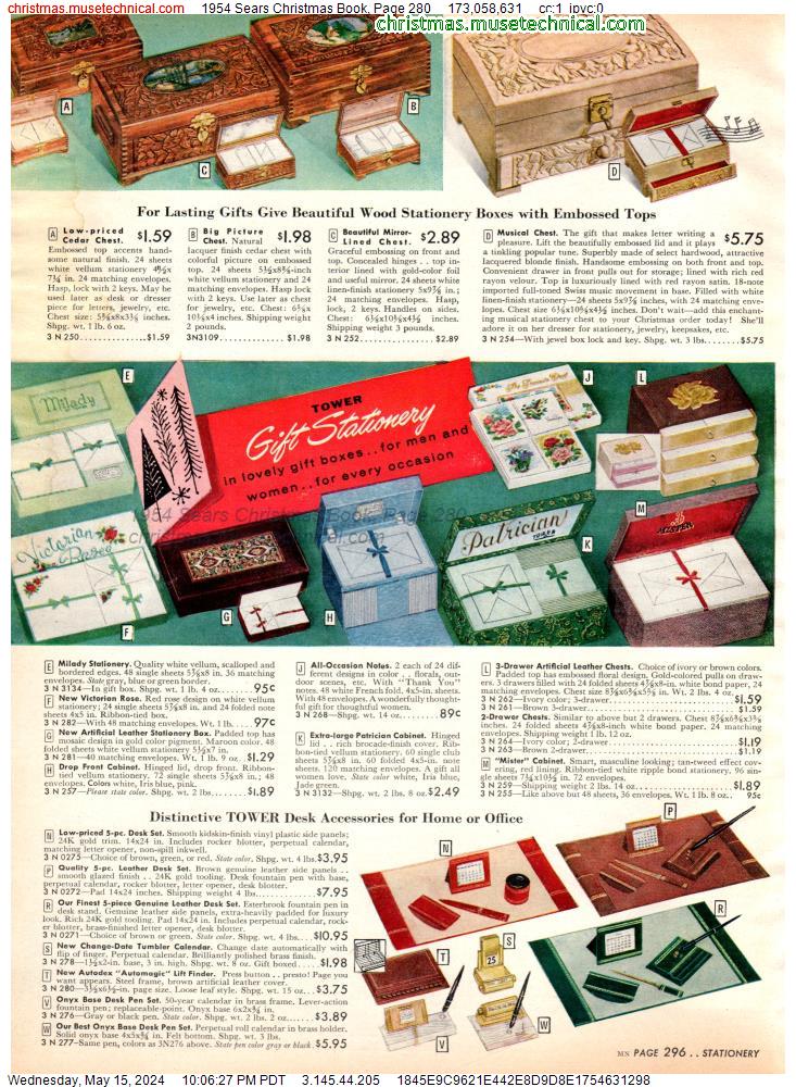 1954 Sears Christmas Book, Page 280