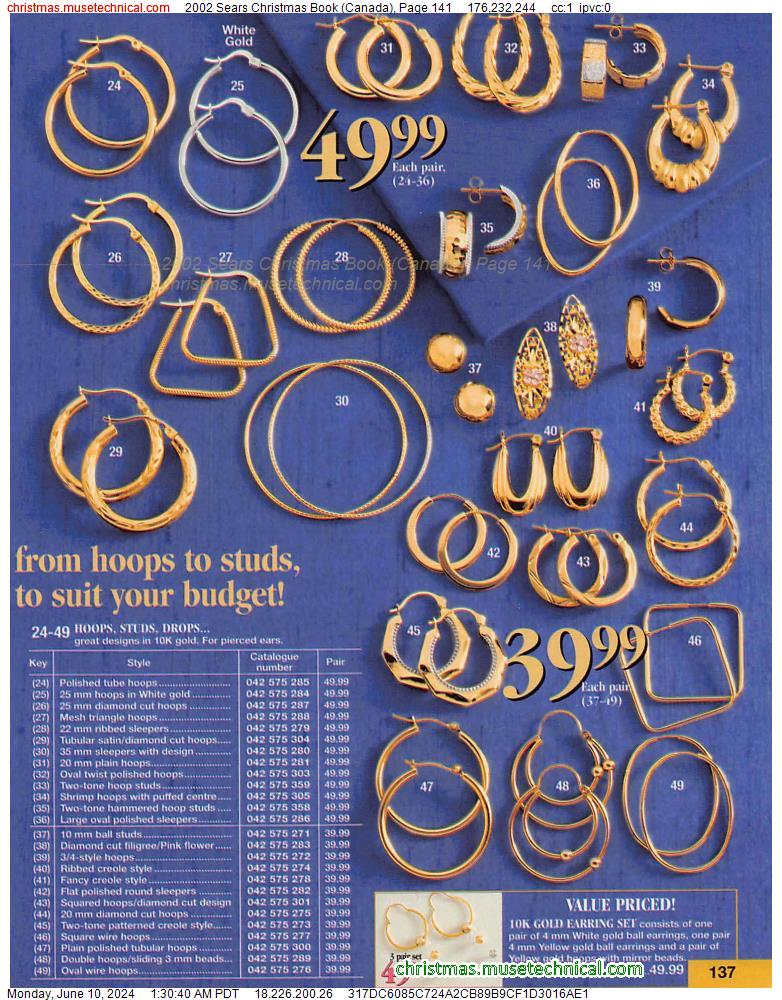 2002 Sears Christmas Book (Canada), Page 141