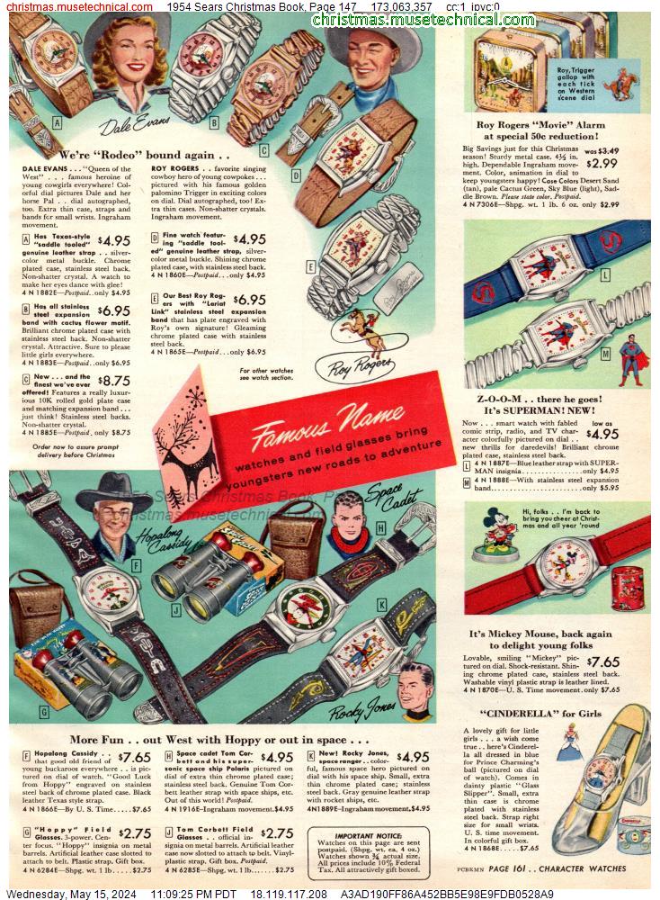 1954 Sears Christmas Book, Page 147