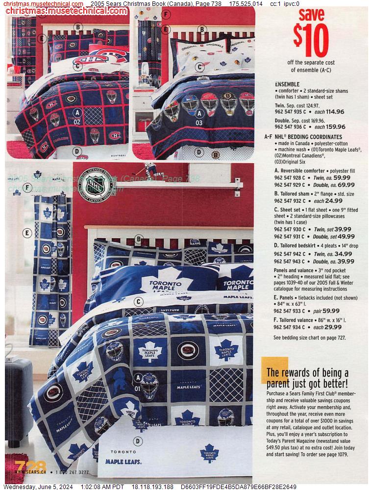 2005 Sears Christmas Book (Canada), Page 738