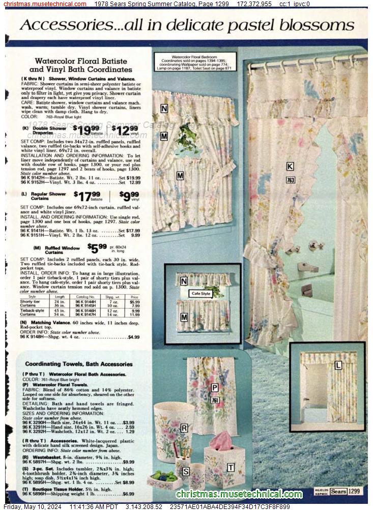 1978 Sears Spring Summer Catalog, Page 1299
