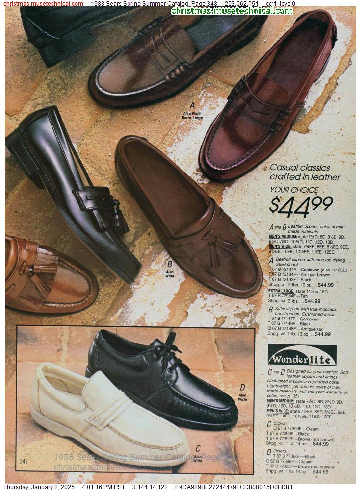 1988 Sears Spring Summer Catalog, Page 348