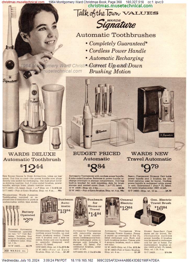 1964 Montgomery Ward Christmas Book, Page 368