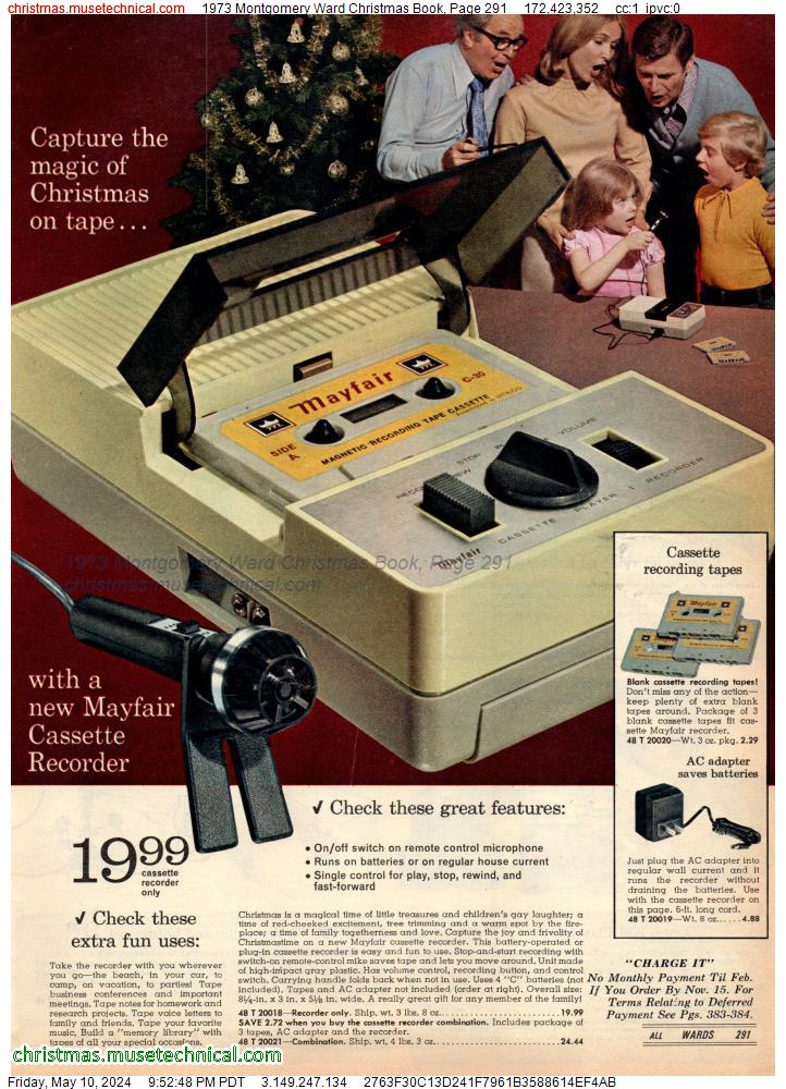 1973 Montgomery Ward Christmas Book, Page 291