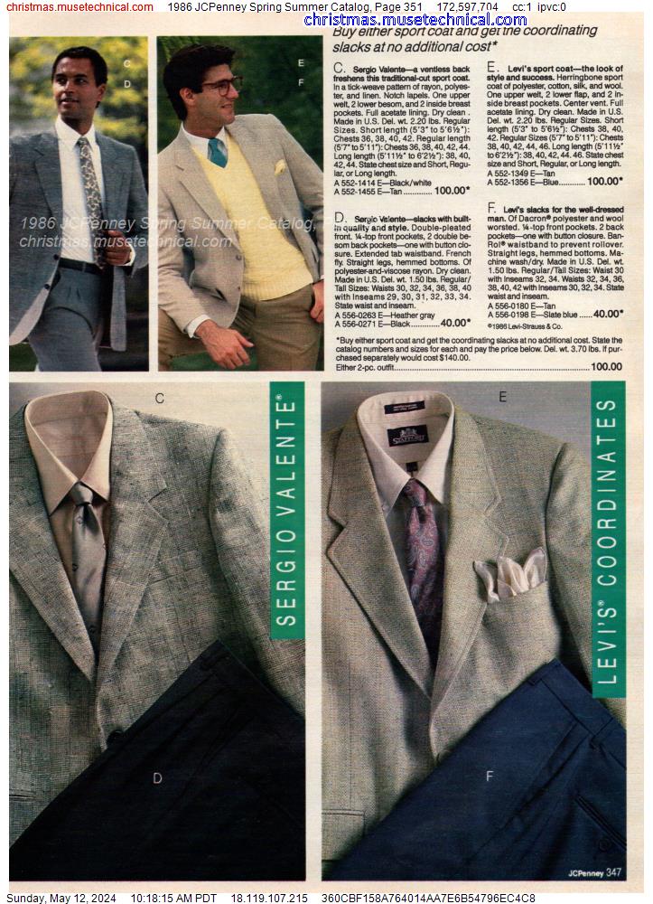 1986 JCPenney Spring Summer Catalog, Page 351
