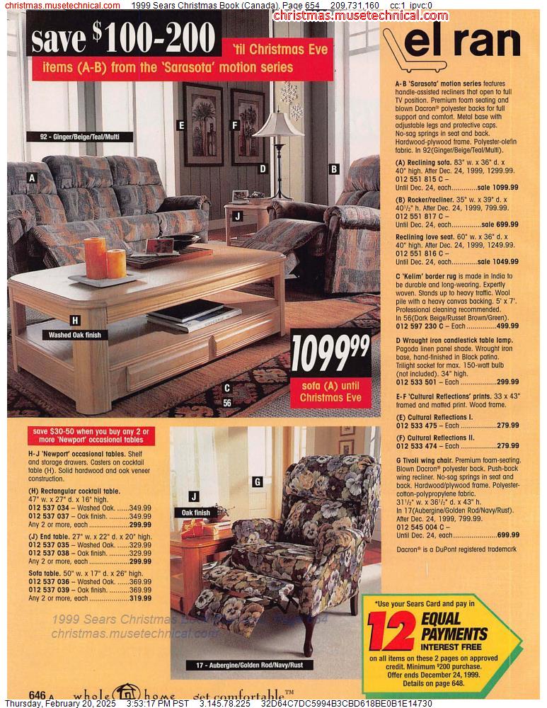 1999 Sears Christmas Book (Canada), Page 654