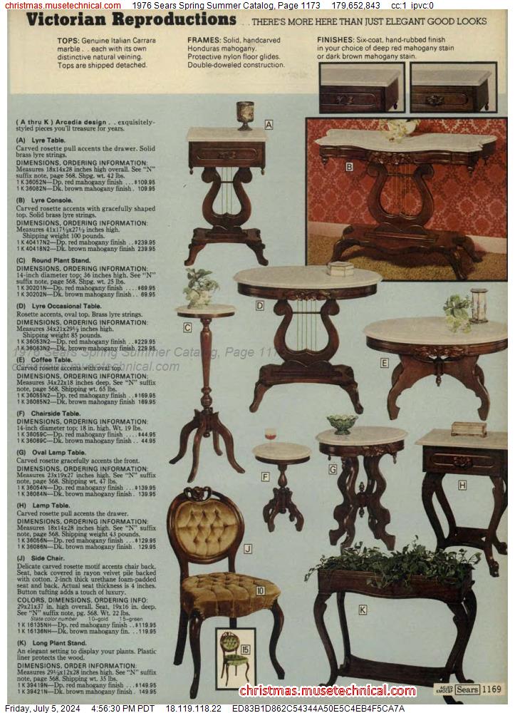1976 Sears Spring Summer Catalog, Page 1173