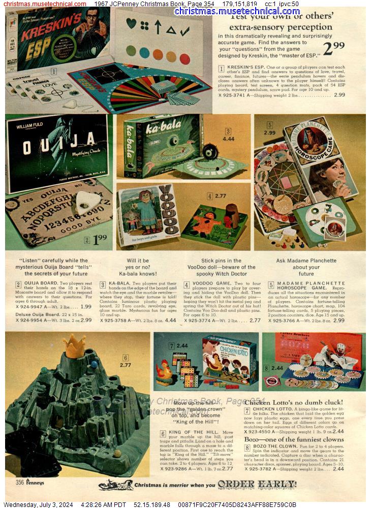 1967 JCPenney Christmas Book, Page 354