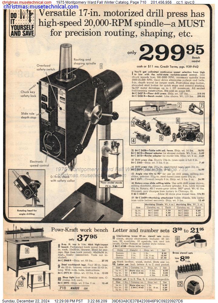 1975 Montgomery Ward Fall Winter Catalog, Page 710