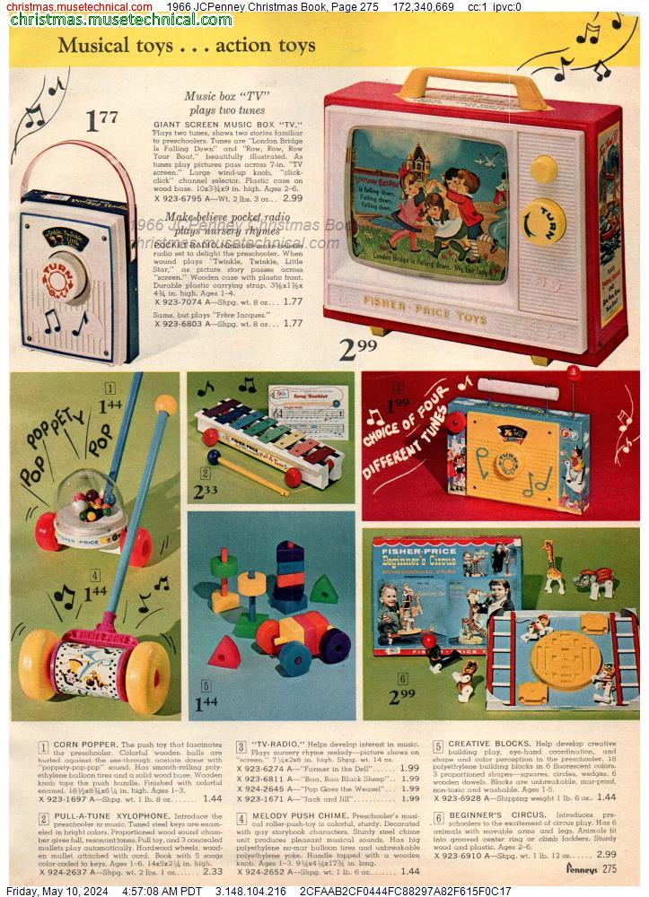 1966 JCPenney Christmas Book, Page 275