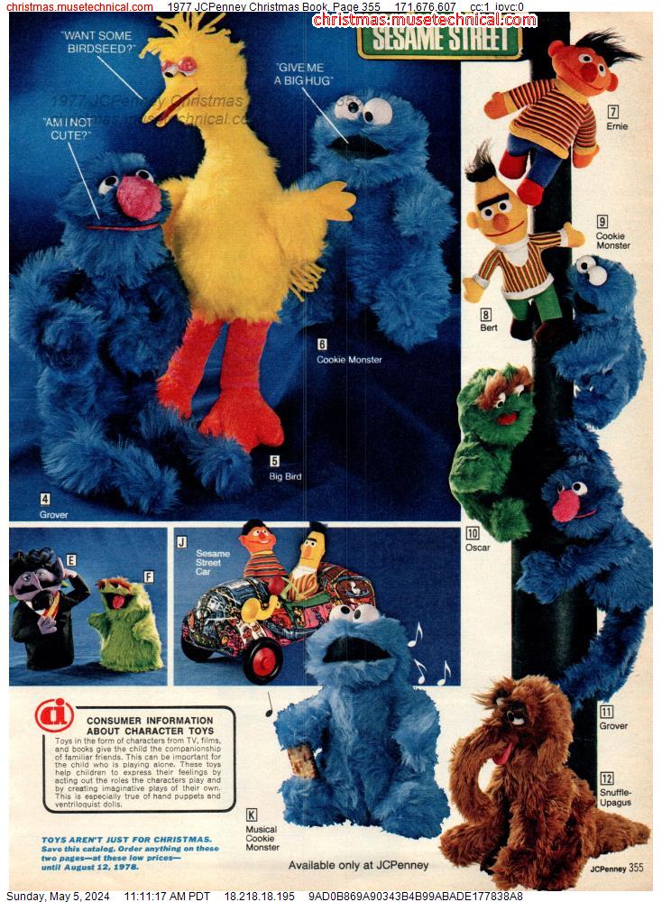 1977 JCPenney Christmas Book, Page 355