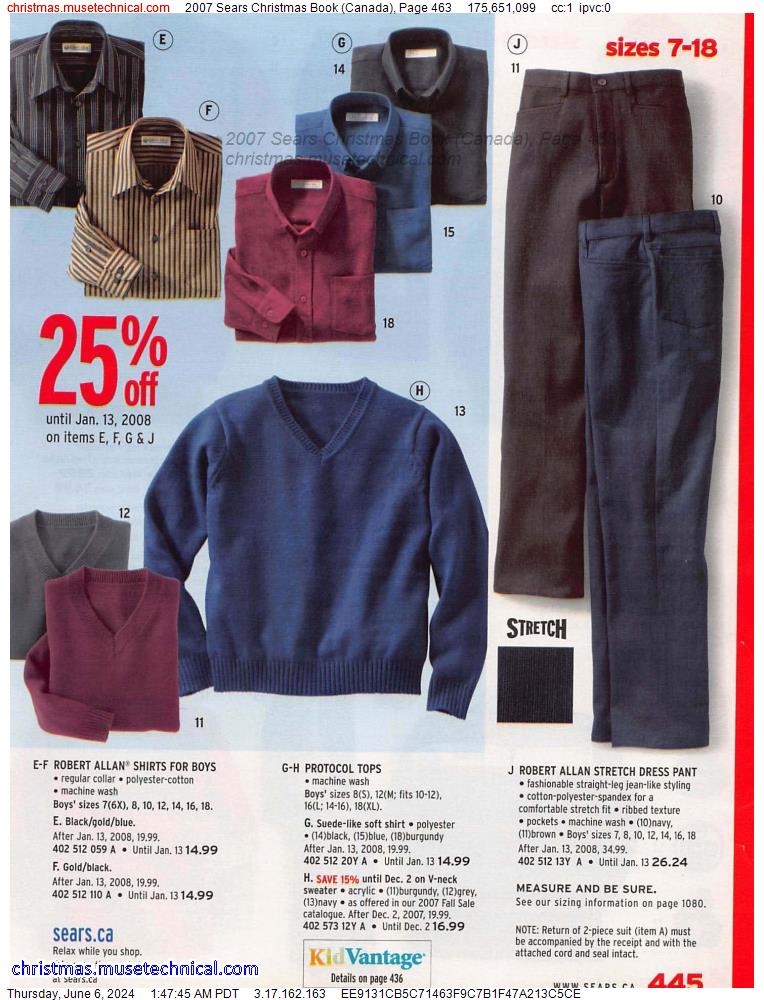 2007 Sears Christmas Book (Canada), Page 463