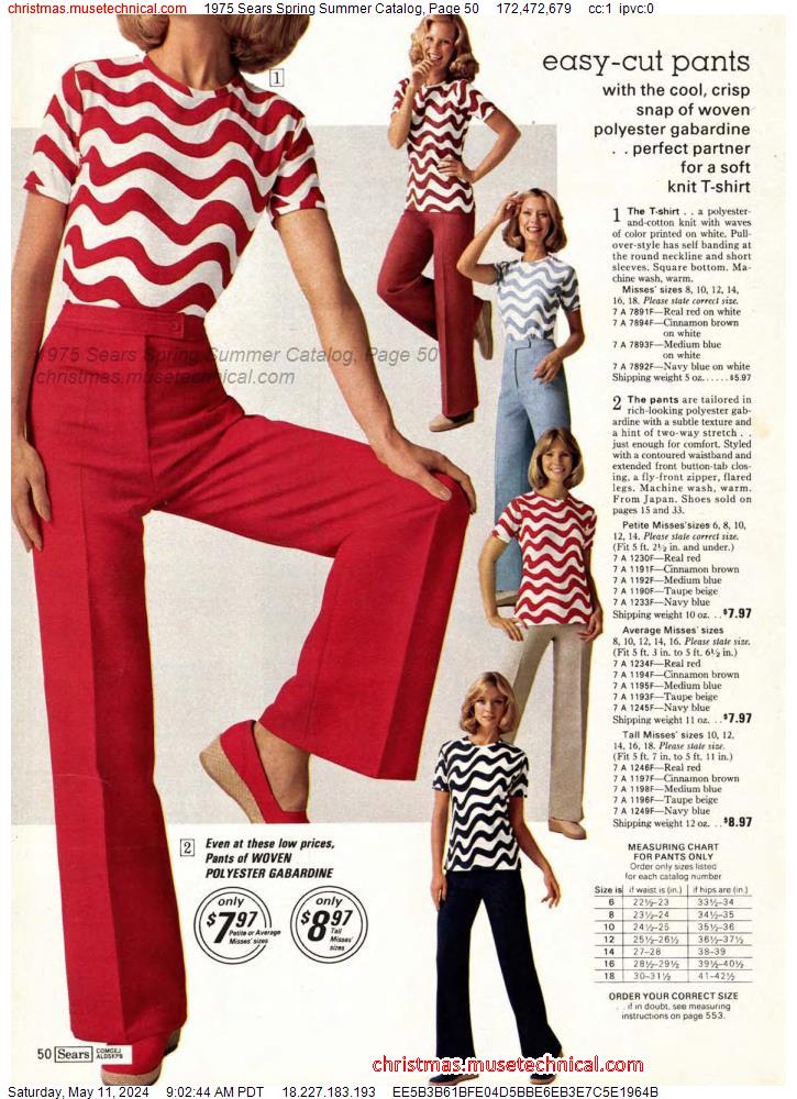 1975 Sears Spring Summer Catalog, Page 50