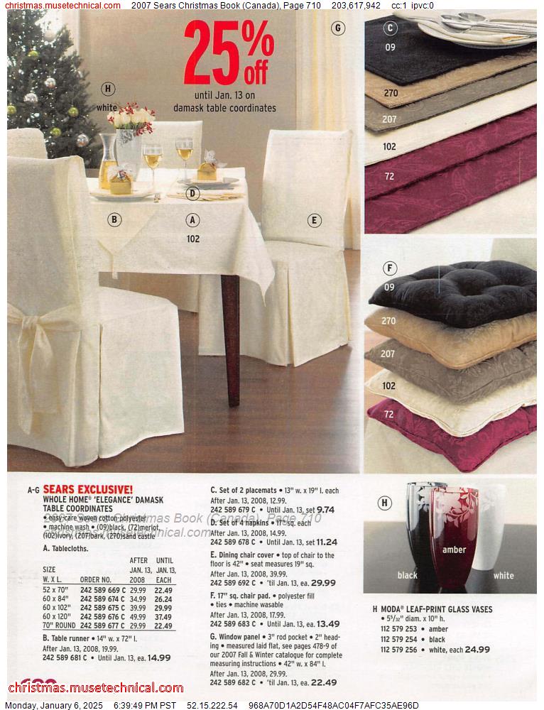 2007 Sears Christmas Book (Canada), Page 710