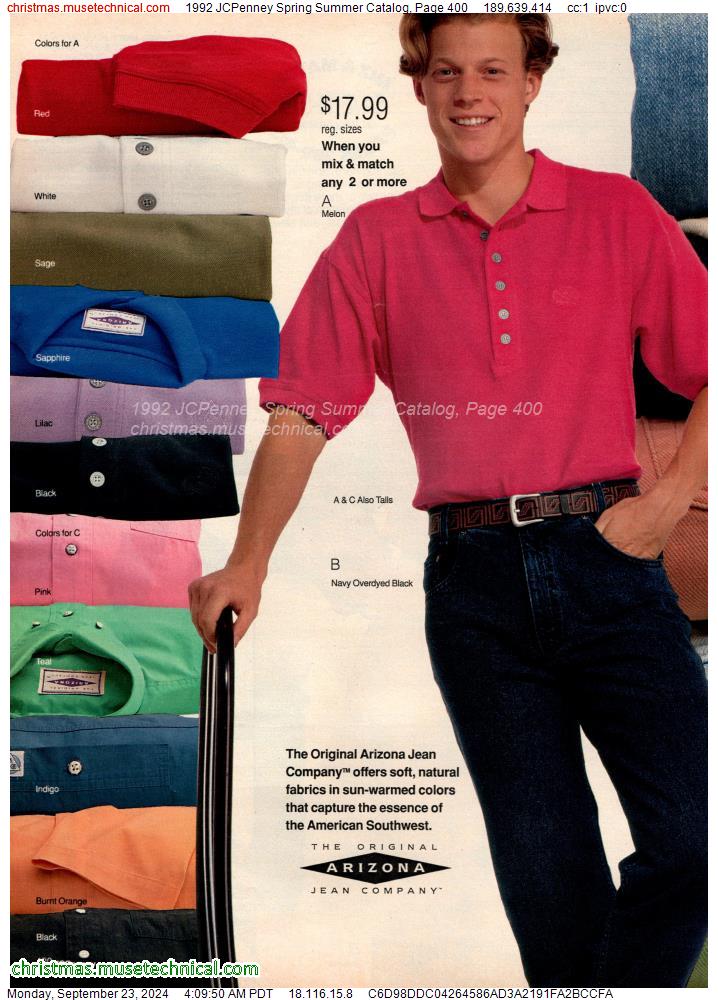 1992 JCPenney Spring Summer Catalog, Page 400 - Catalogs & Wishbooks