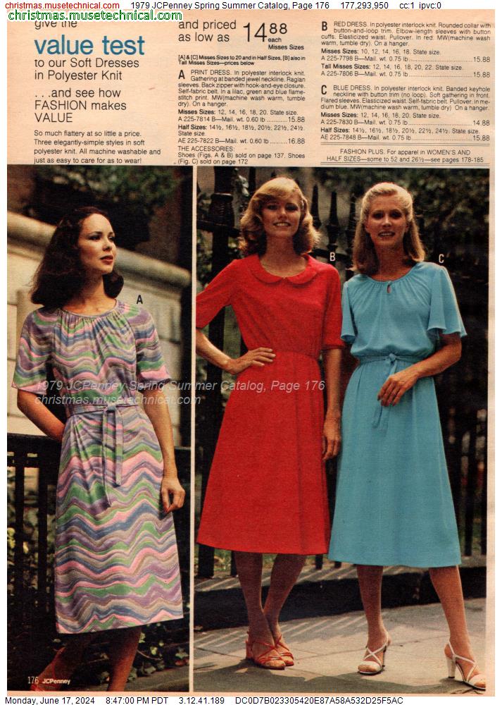 1979 JCPenney Spring Summer Catalog, Page 176