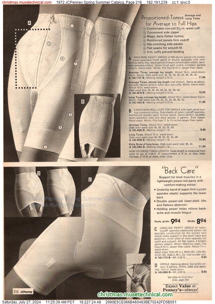 1972 JCPenney Spring Summer Catalog, Page 216