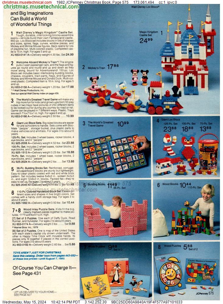 1982 JCPenney Christmas Book, Page 575