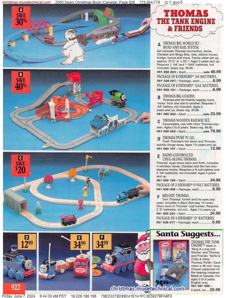 2000 Sears Christmas Book (Canada), Page 926