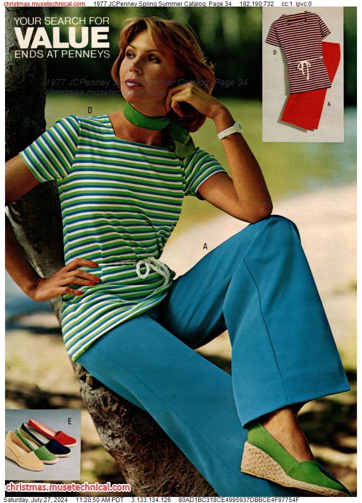 1977 JCPenney Spring Summer Catalog, Page 34