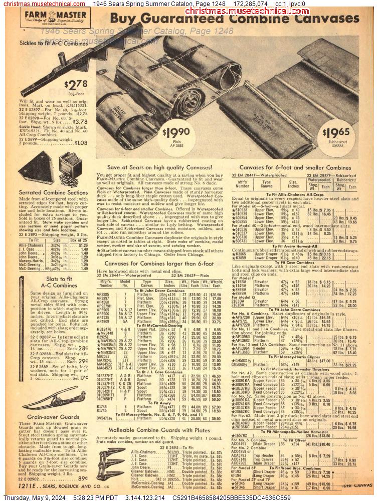 1946 Sears Spring Summer Catalog, Page 1248