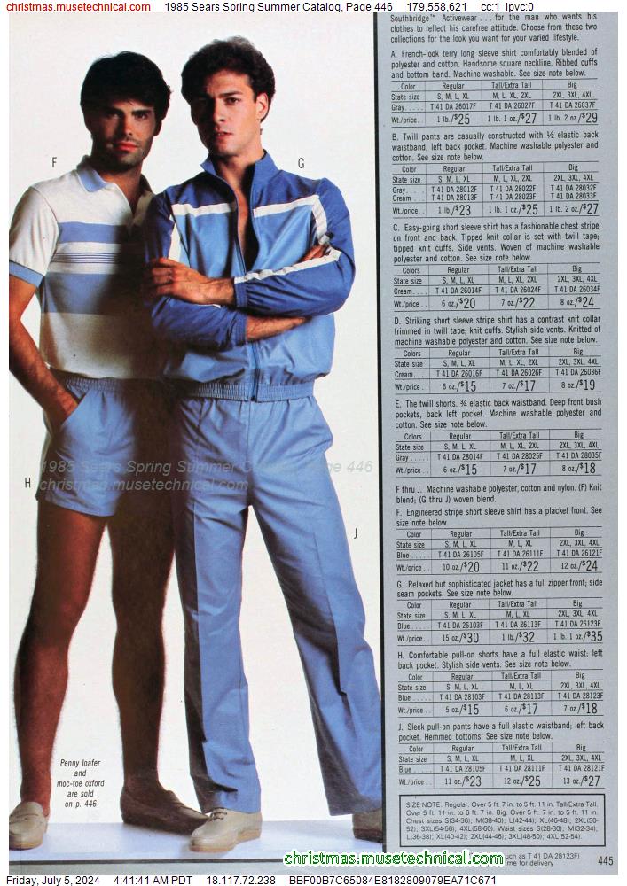 1985 Sears Spring Summer Catalog, Page 446