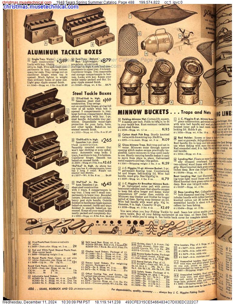 1948 Sears Spring Summer Catalog, Page 488