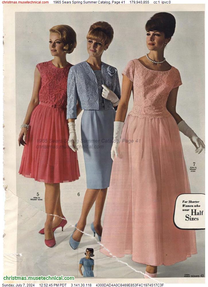 1965 Sears Spring Summer Catalog, Page 41 - Catalogs & Wishbooks