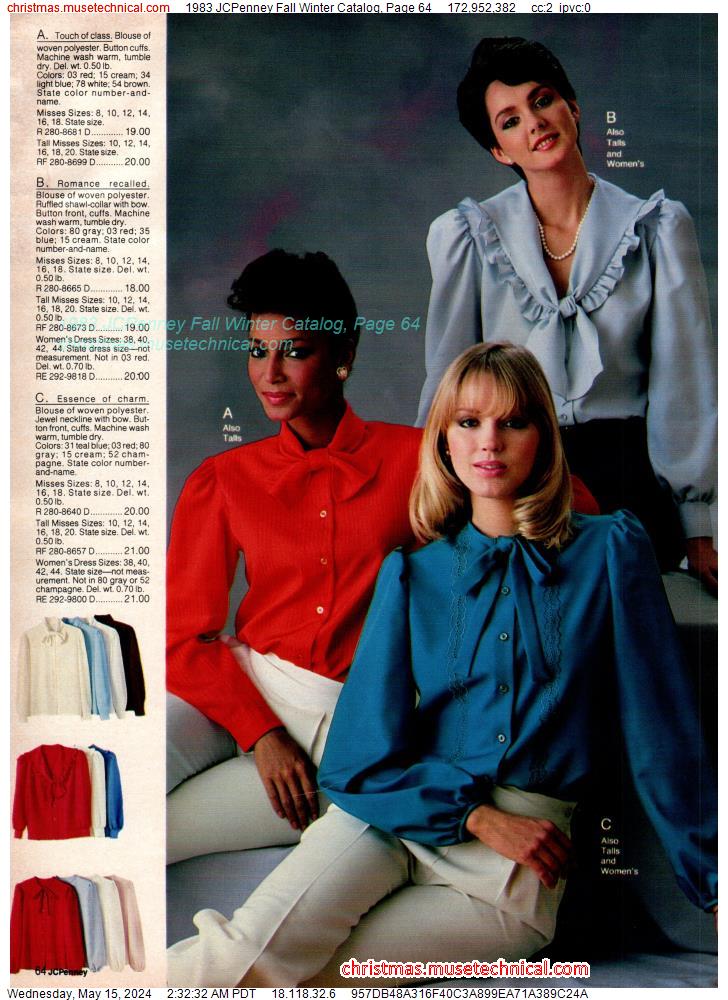 1983 JCPenney Fall Winter Catalog, Page 64