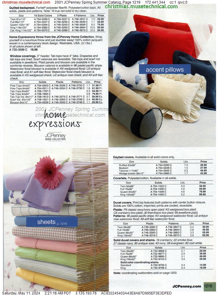 2001 JCPenney Spring Summer Catalog, Page 1219