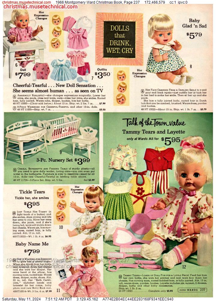 1966 Montgomery Ward Christmas Book, Page 237