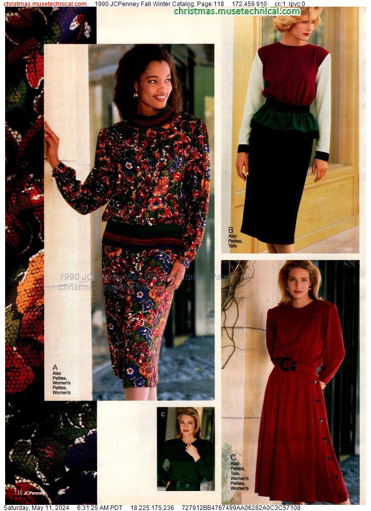 1990 JCPenney Fall Winter Catalog, Page 118