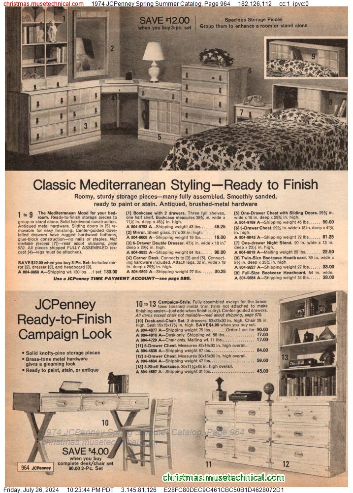 1974 JCPenney Spring Summer Catalog, Page 964
