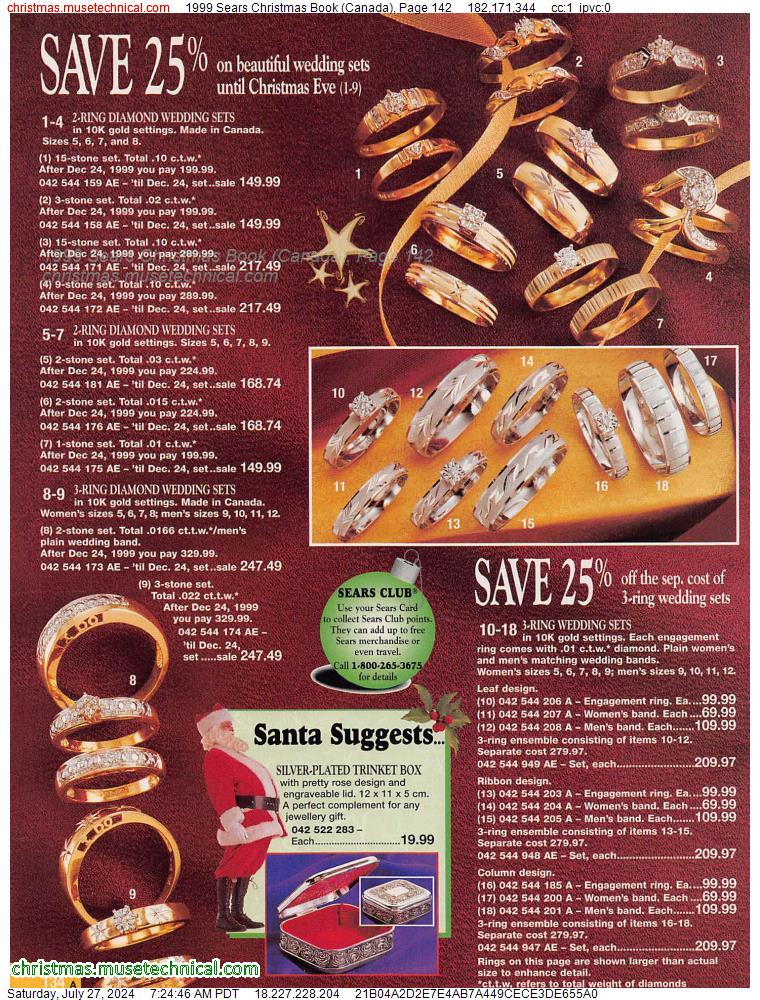 1999 Sears Christmas Book (Canada), Page 142