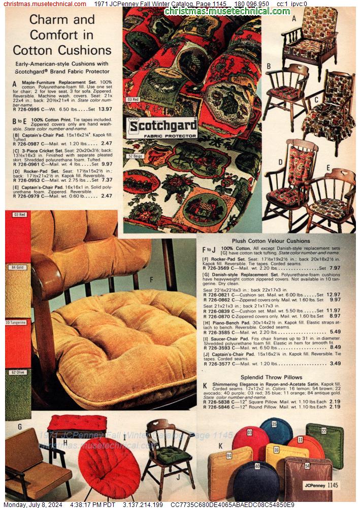 1971 JCPenney Fall Winter Catalog, Page 1145