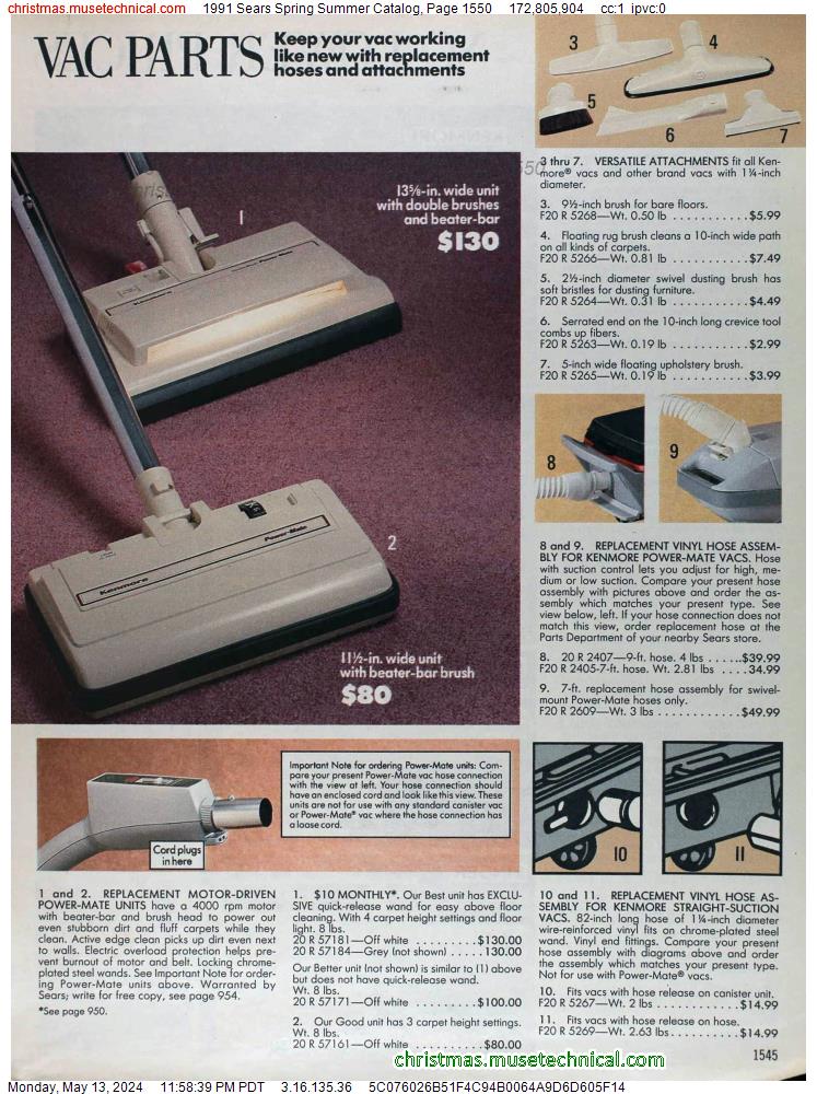 1991 Sears Spring Summer Catalog, Page 1550
