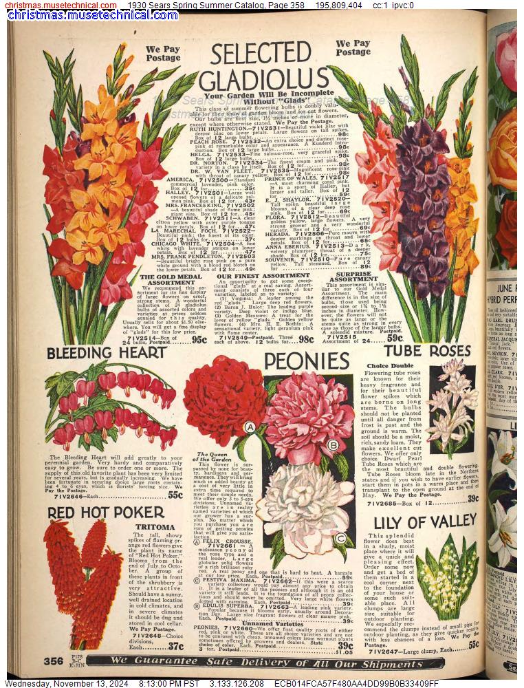 1930 Sears Spring Summer Catalog, Page 358