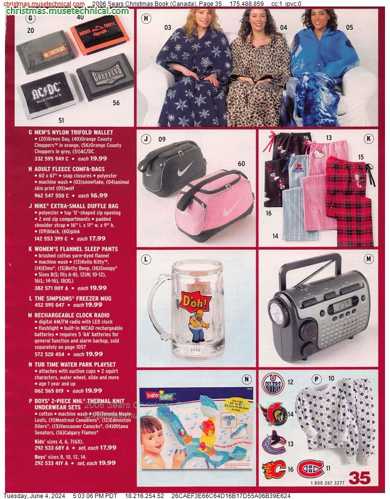 2006 Sears Christmas Book (Canada), Page 35