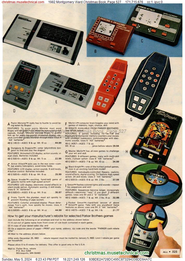 1982 Montgomery Ward Christmas Book, Page 527
