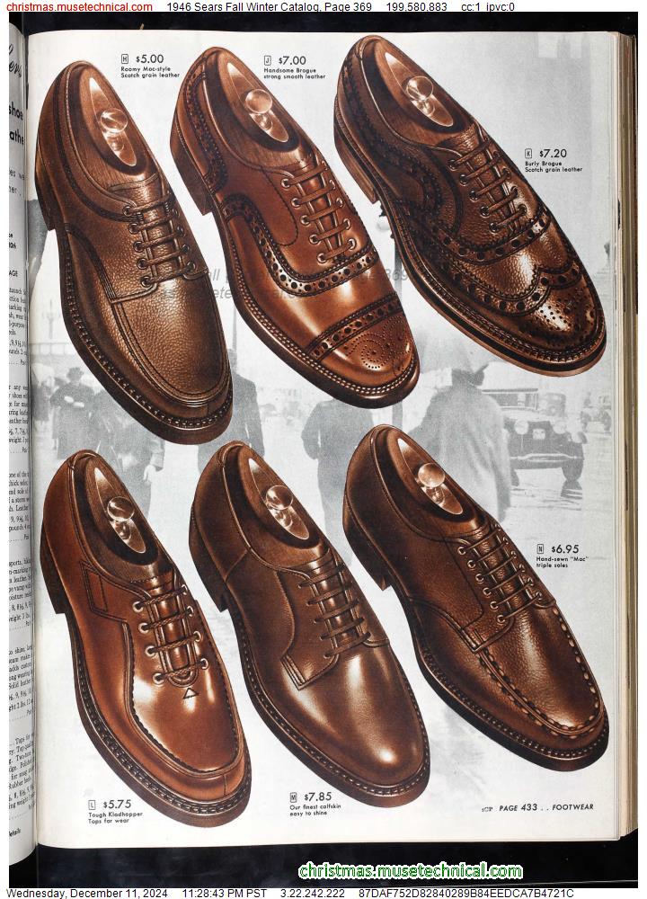 1946 Sears Fall Winter Catalog, Page 369