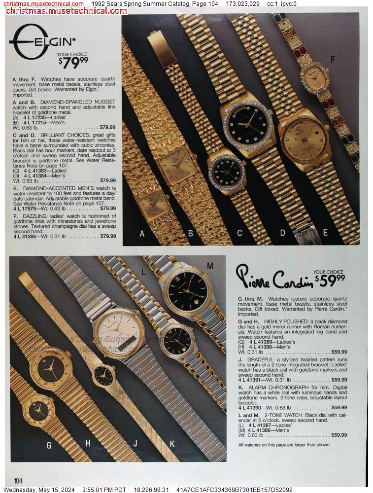 1992 Sears Spring Summer Catalog, Page 104